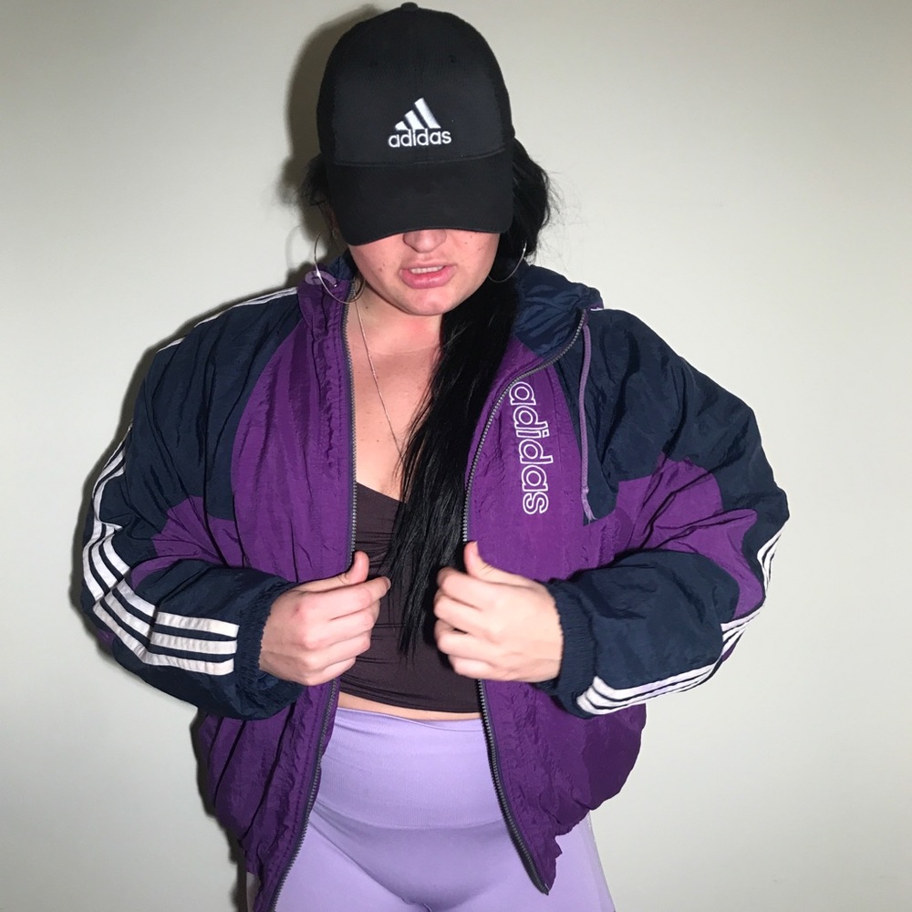 Adidas vintage bomber jacket